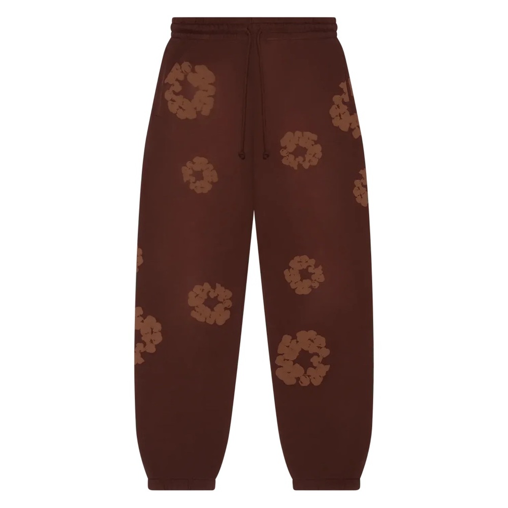 Denim Tears Mono Cotton Wreath Sweatpants Brown